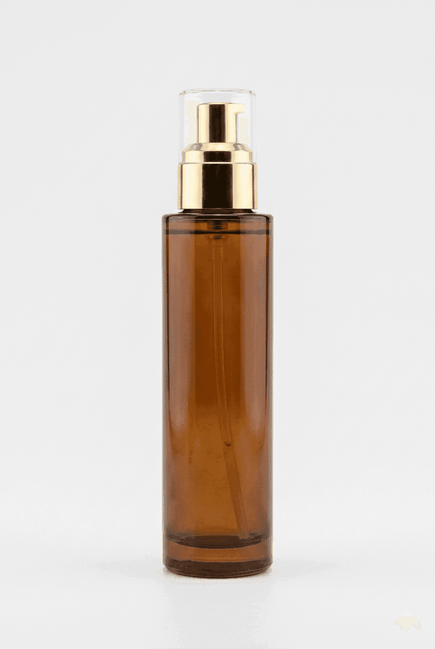 Flacon Pompe Cosmétique "Vénus Ambrée"