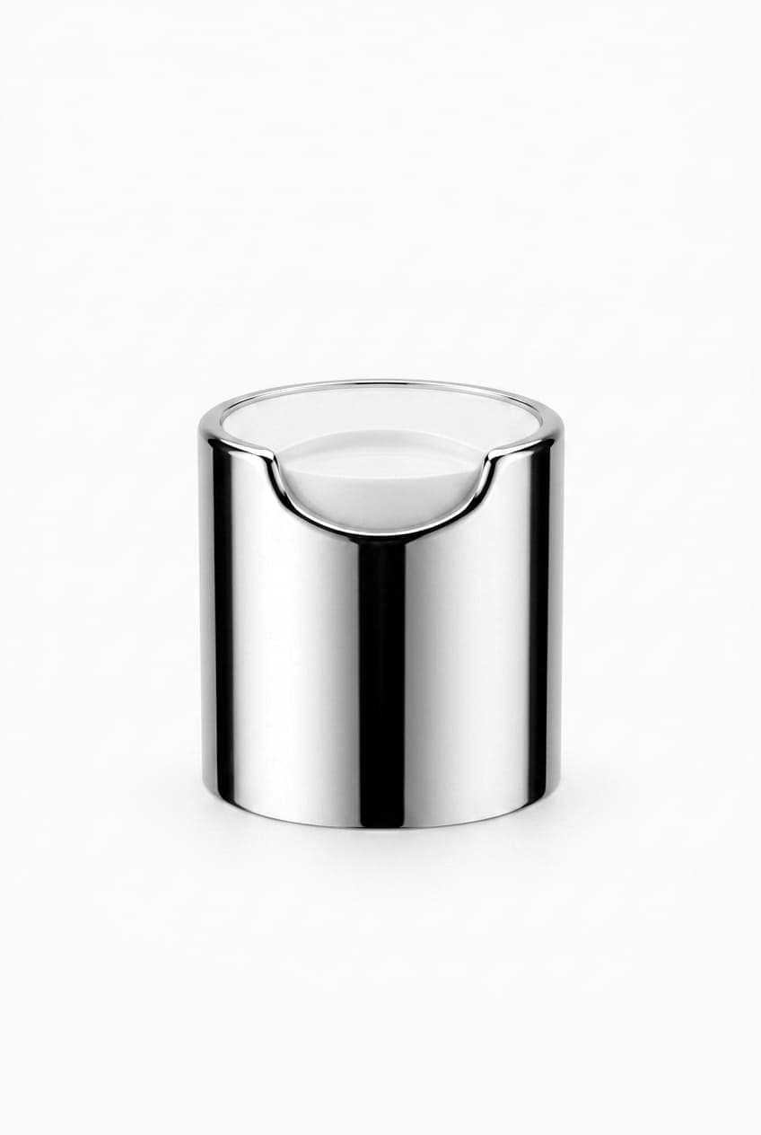 Bouchon Disktop Argent Miroir